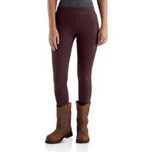 Woman's Carhartt fitted utility leggings blackberry size XL